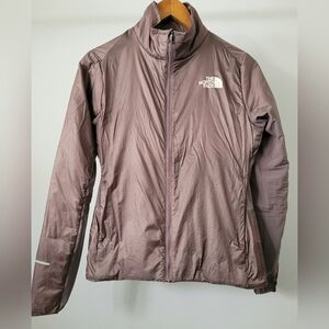 The North Face Ventilated Running Jacket Windbreaker Mauve Womens Small Reflecti